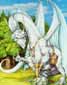 Warhammer, un dragon blanc en pleine discussion