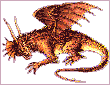 Warhammer, un gros dragon qui ressemble à un lézard